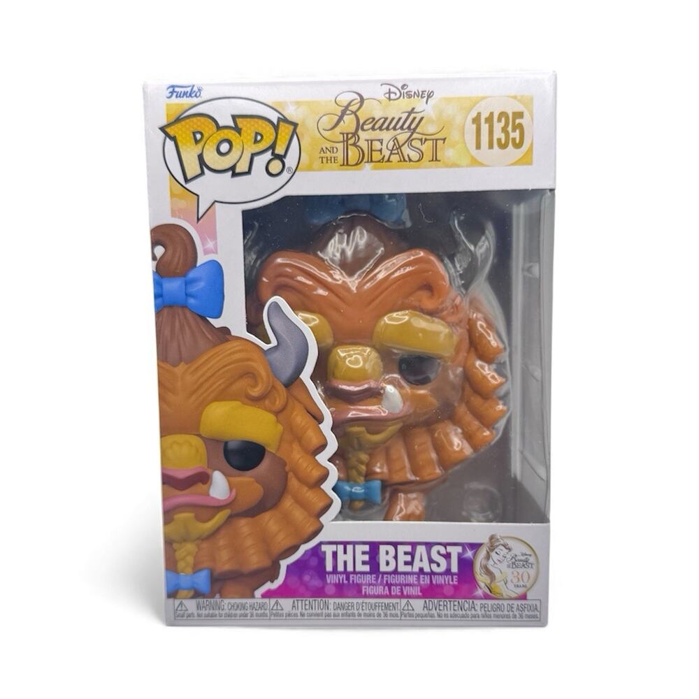 The Beast #1135 Funko Pop Disney Beauty & The Beast Vinyl Figure NIB Collectible
